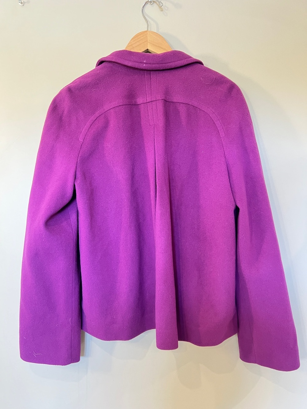 Louben Tall Girl Purple Wool Blend Blazer Jacket Size 12 - Picture 8 of 8